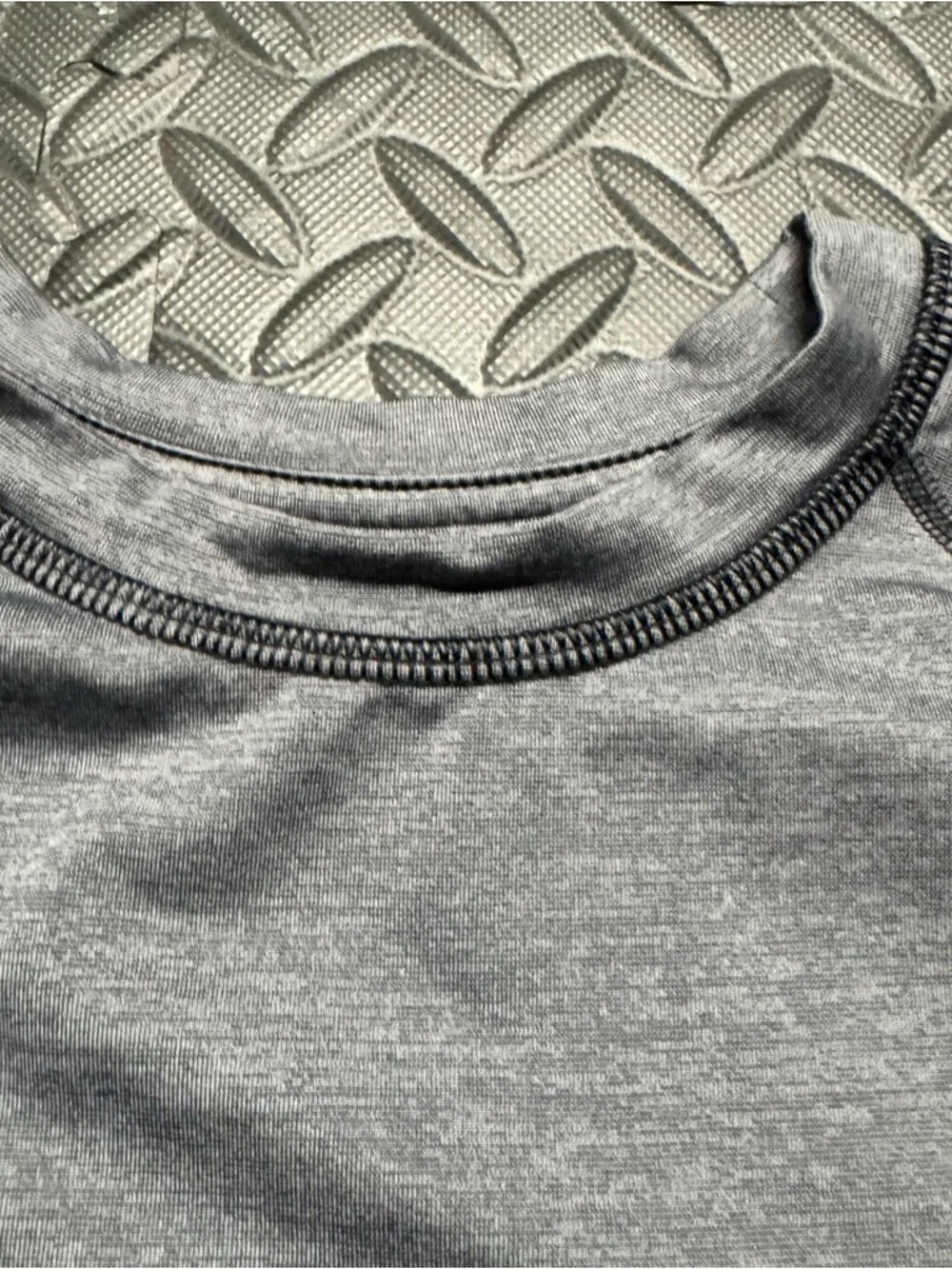 All In Motion Gray Long Sleeve Athletic Top L 12/14 Active Stretch
